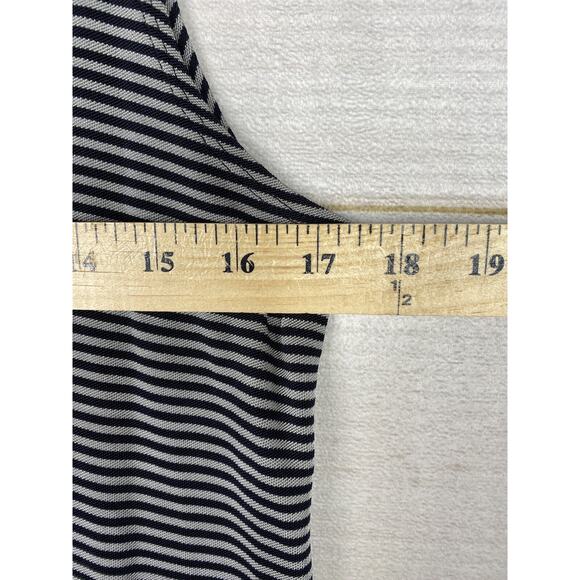 Chico's Travelers Tank Top Sz 2 Womens L Blue Taupe Slinky Stretch Sleeveless - Picture 6 of 7